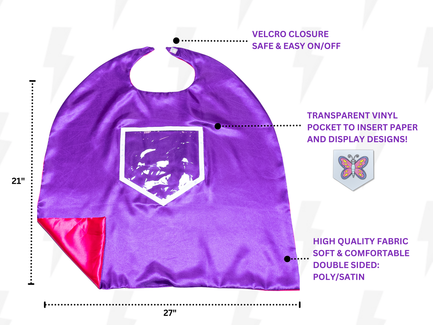 Captain's Purple & Pink Superhero Kit